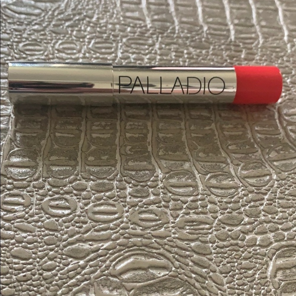 Brilliant lip balm color is “Socialite”